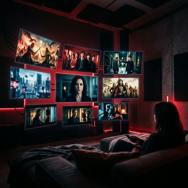 Binge-worthy TV series streaming — complete seasons available on demand